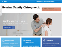 Tablet Screenshot of messinafamilychiropractic.com